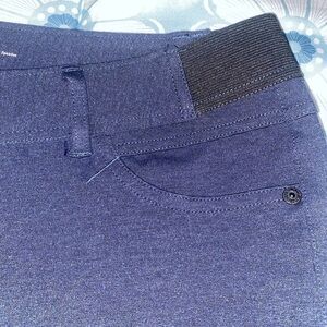 High rise flare trousers